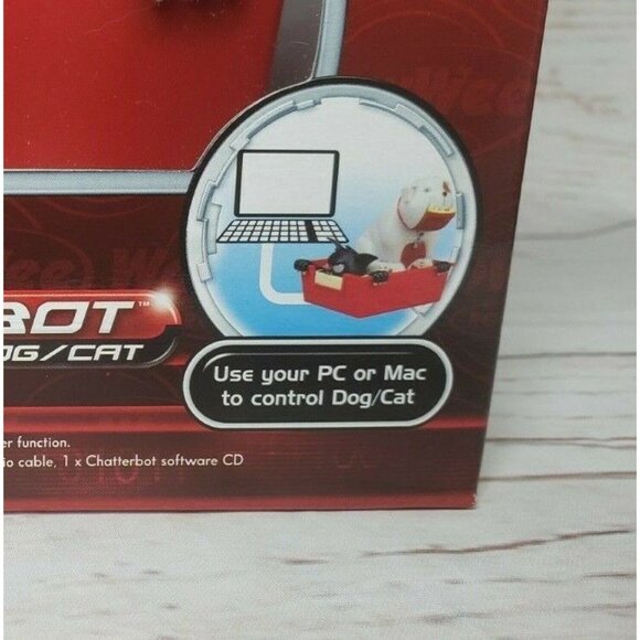 WoW Wee Robotics Chatterbot Cat and Dog Animated Desktop Stand Alone Speaker Des - Picture 10 of 12